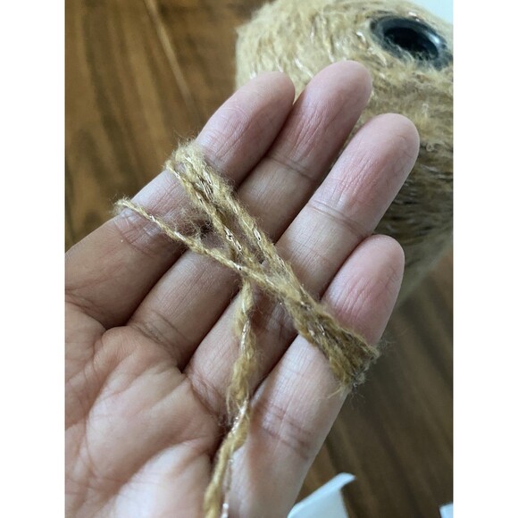 Cone Yarn Brown Silver Sequins 460g #420 - Picture 2 of 4